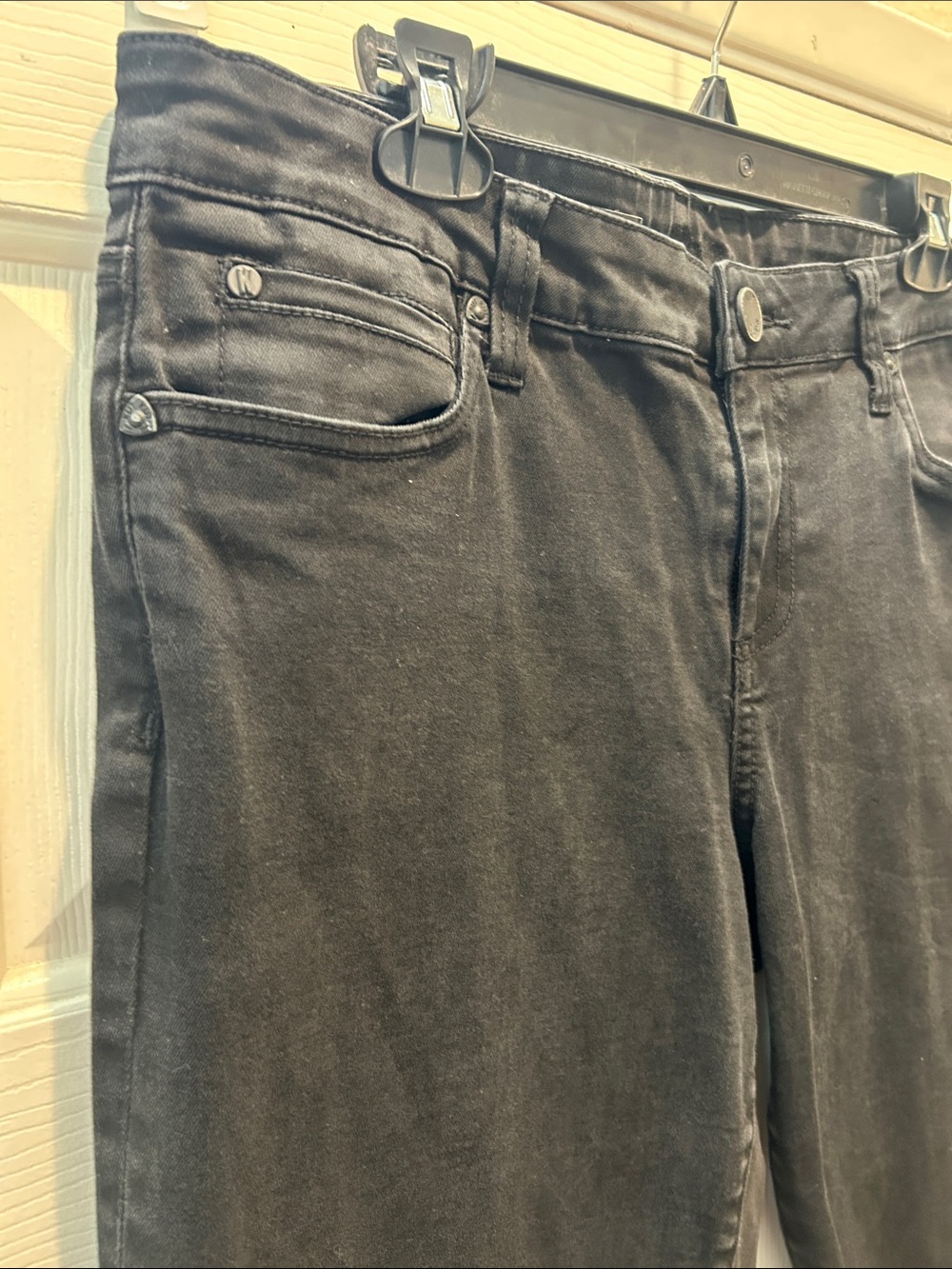 KUT From The Kloth Natalie Fab AB High Rise Bootcut Jeans Black Size 14 - Picture 5 of 13